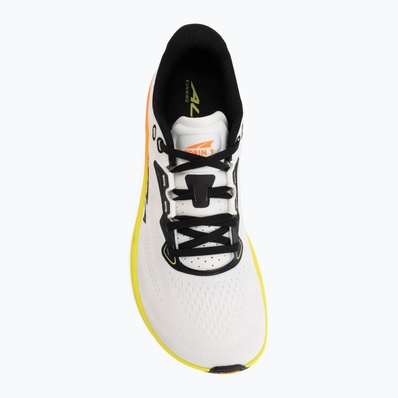 Pánske bežecké topánky Altra Torin 9 white/black/safety yellow 5