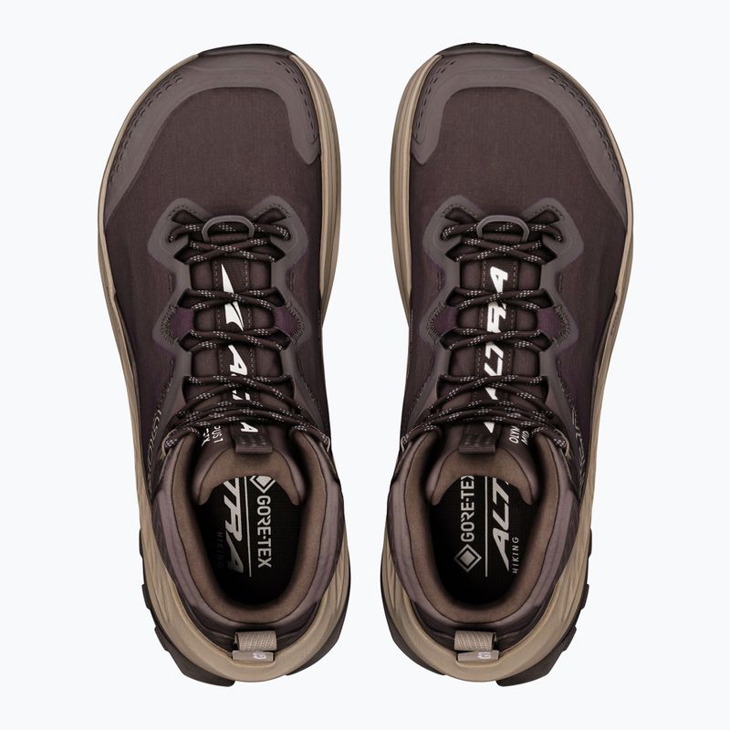Pánske bežecké topánky Altra Olympus 7 Mid GTX chocolate brown/brown 3