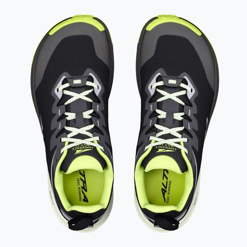 Pánske bežecké topánky Altra Experience Wild 3+ black/silver/acid lime 3
