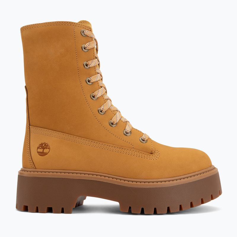 Dámske topánky Timberland Stone Street Mid Lace Up wheat nubuck 2