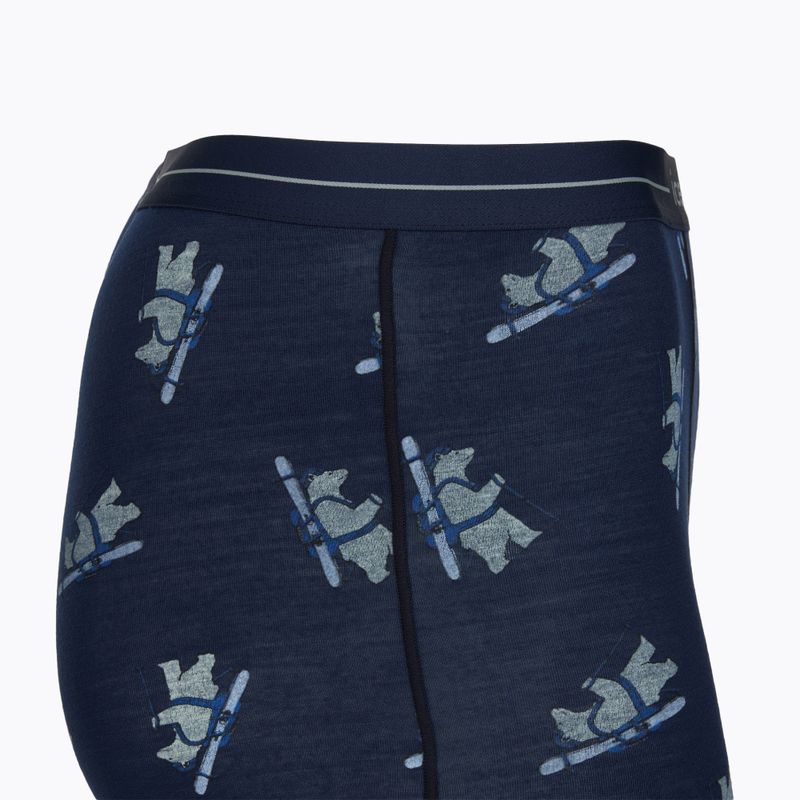 Pánske termo boxerky Icebreaker Merino 150 Anatomica BearTour AOP Boxers midnight navy 3