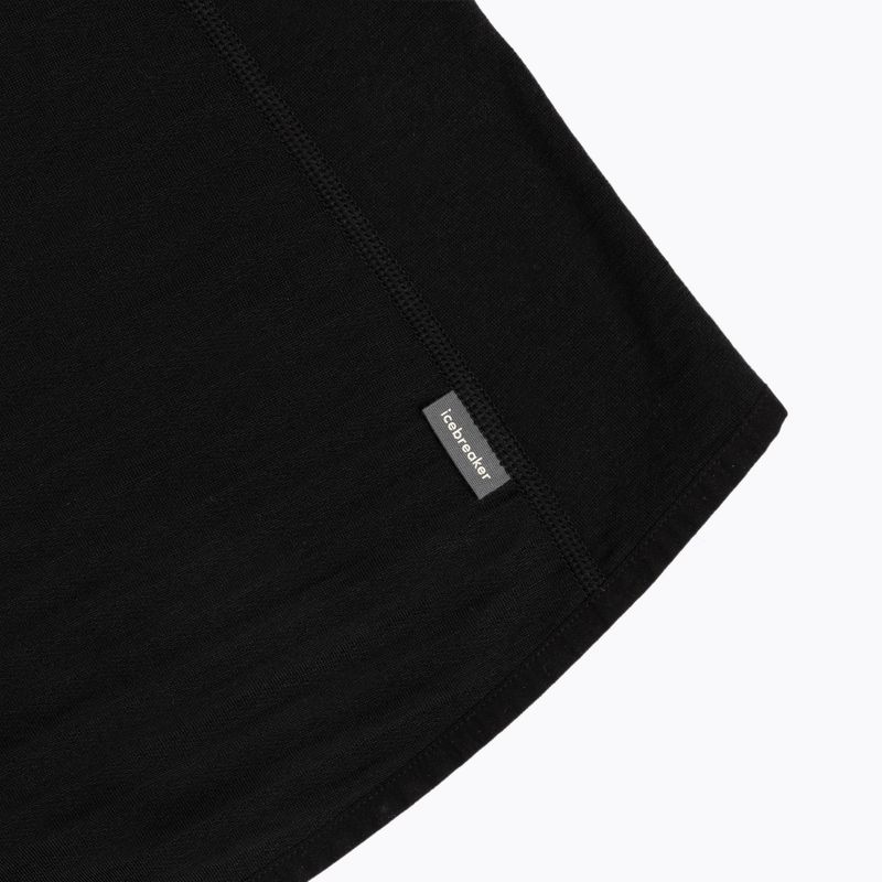 Dámska trekingová mikina Icebreaker Merino 300 Realfleece Descender Zip Hoodie black 3