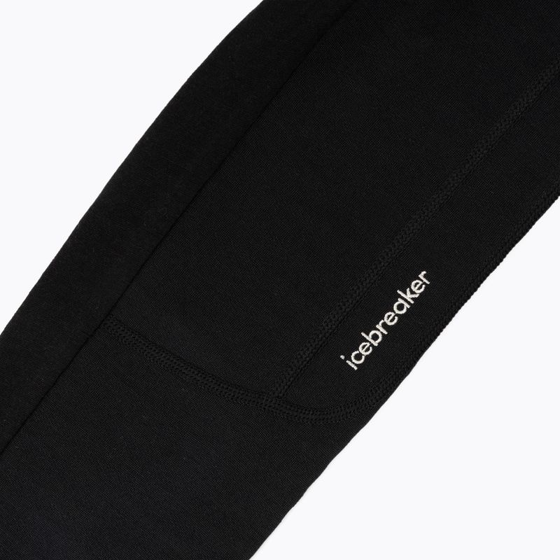 Dámska trekingová mikina Icebreaker Merino 300 Realfleece Descender Zip Hoodie black 4