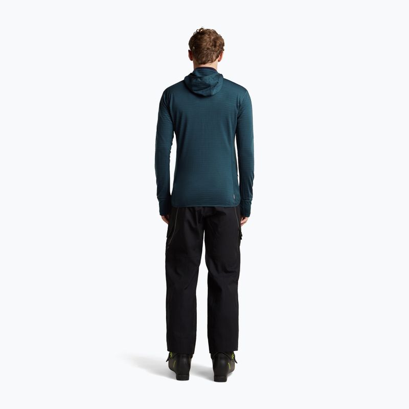 Pánska trekingová mikina Icebreaker Merino 300 Realfleece Descender Zip Hoodie abyss 5