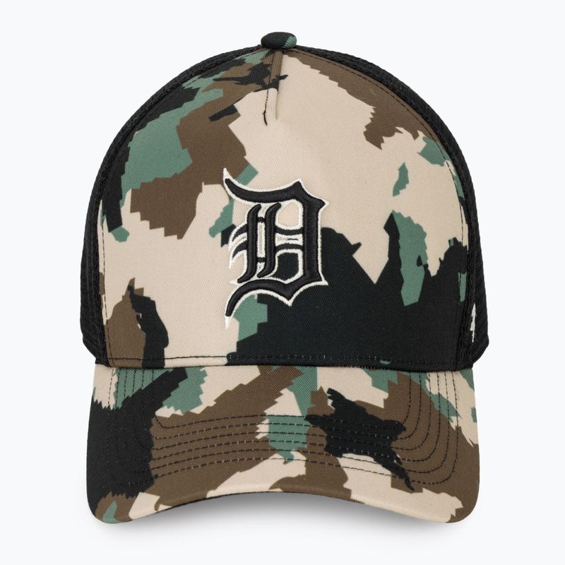 47 Značka Detroit Tigers Digital Star Offside Dt hnedá baseballová čiapka 2