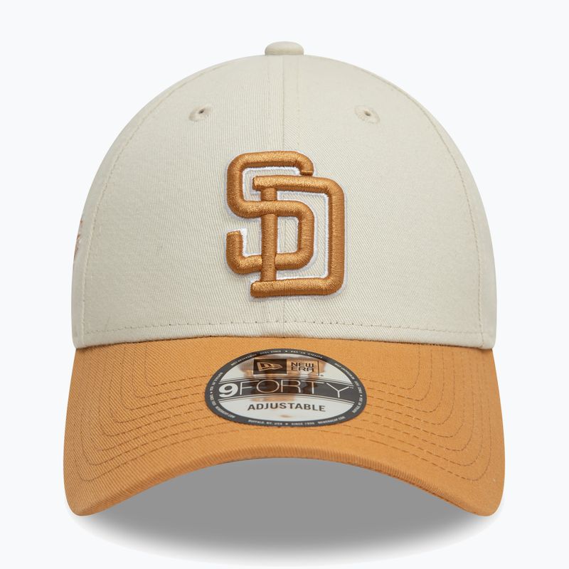 Šiltovka New Era WS Patch 9Forty San Diego Padres light beige 3