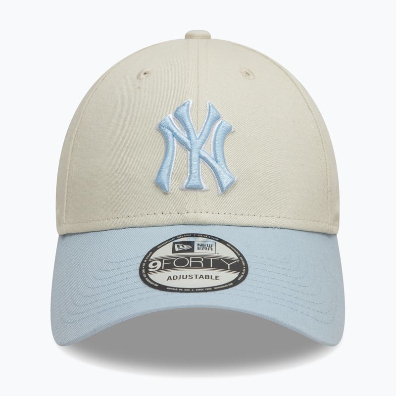 Šiltovka New Era WS Patch 9Forty New York Yankees light beige 2