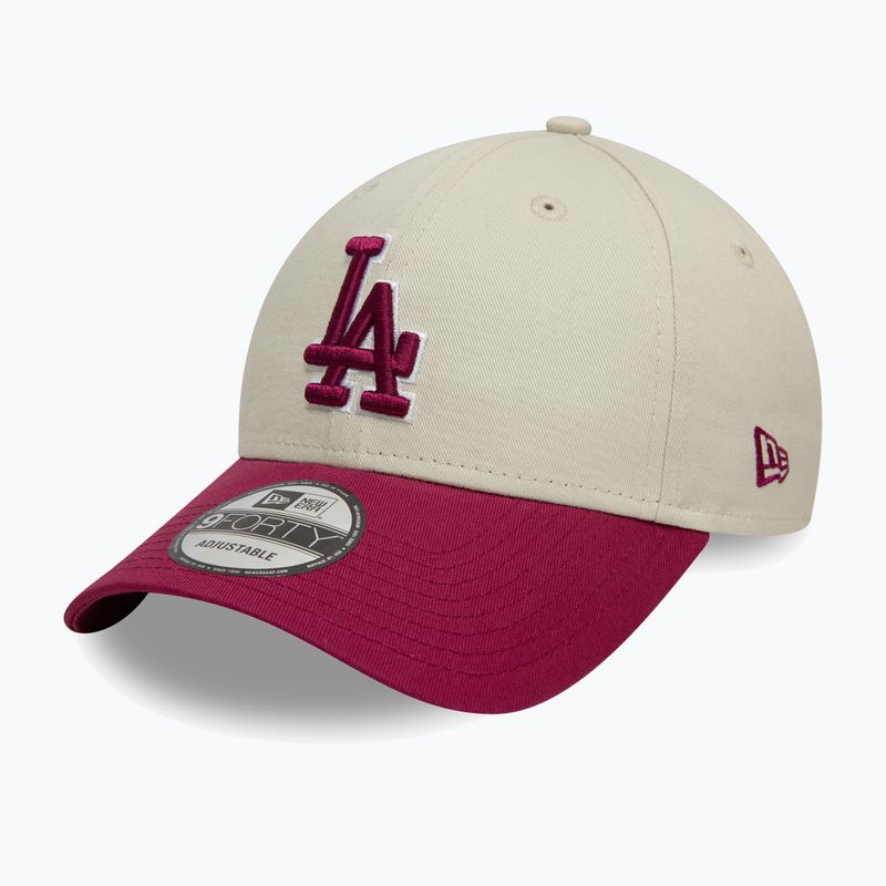 Šiltovka New Era WS Patch 9Forty Los Angeles Dodgers light beige 3