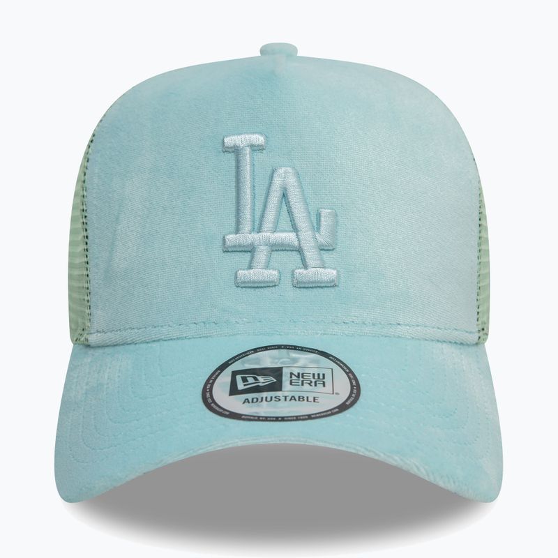 Šiltovka New Era Velour Trucker Los Angeles Dodgers green pstl 3