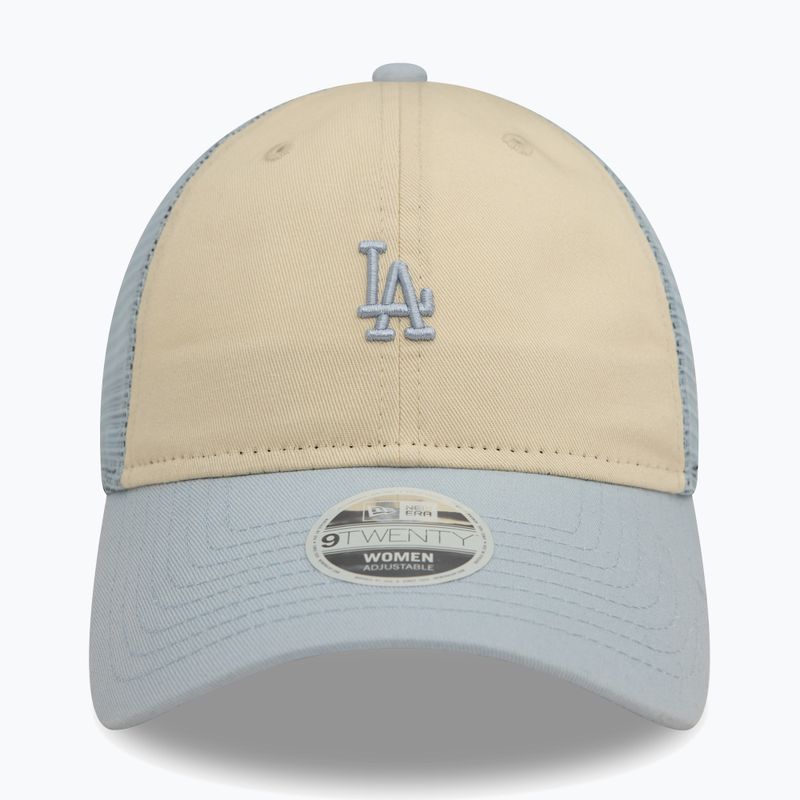 Šiltovka New Era 9Twenty Trucker Los Angeles Dodgers light beige 3