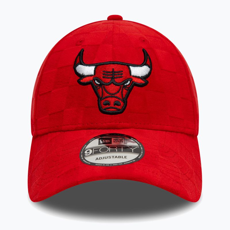 Šiltovka New Era Tonal Check 9Forty Chicago Bulls red 3
