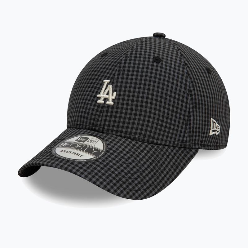 Šiltovka New Era Seersucker 9Forty Los Angeles Dodgers čierna 2