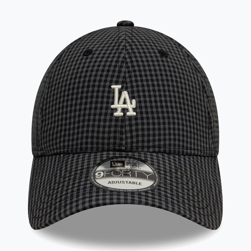 Šiltovka New Era Seersucker 9Forty Los Angeles Dodgers čierna 3