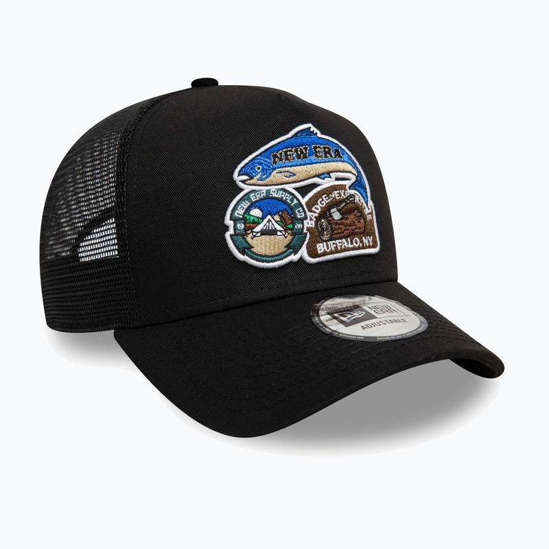 Šiltovka New Era NIE Outdoor Patch Trucker black