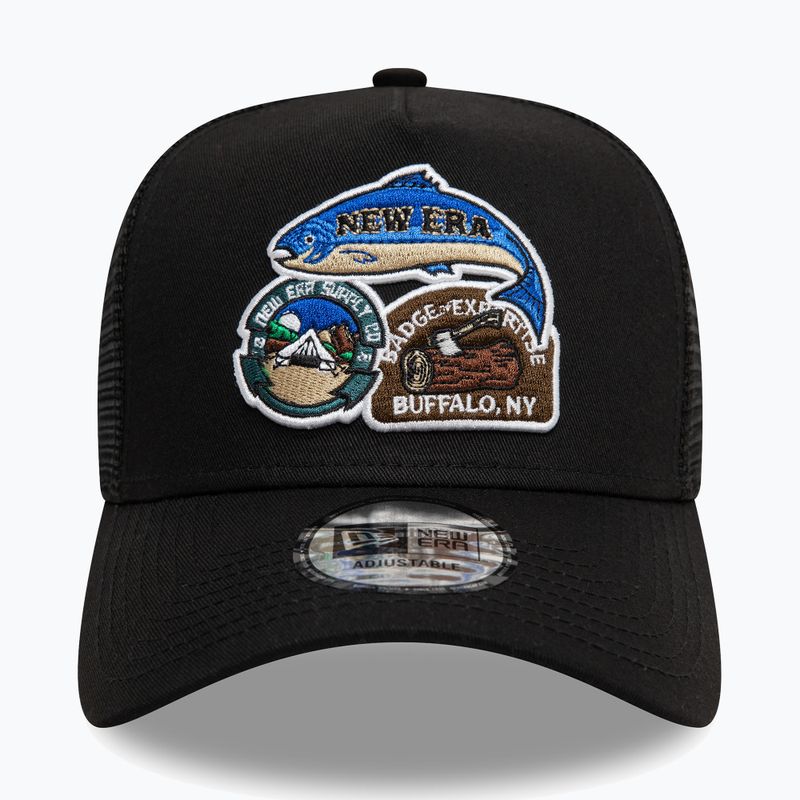 Šiltovka New Era NIE Outdoor Patch Trucker black 2