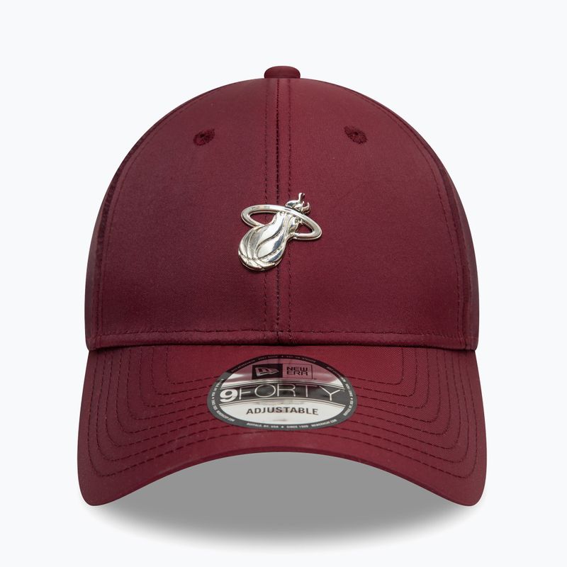 Šiltovka New Era NBA Tech 9Forty Maiami Heat dark red 2