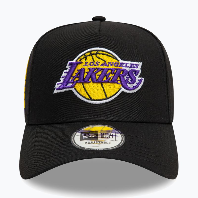 New Era NBA Patch Eframe Los Angeles Lakers baseballová čiapka čierna 3