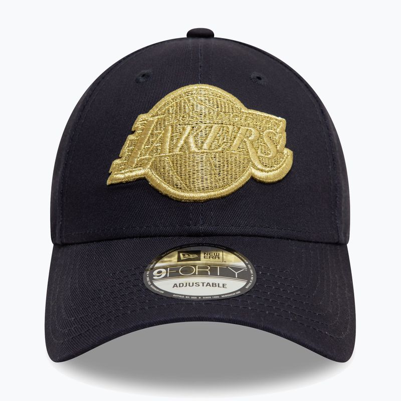 Šiltovka New Era Metallic 9Forty Los Angeles Lakers navy 2