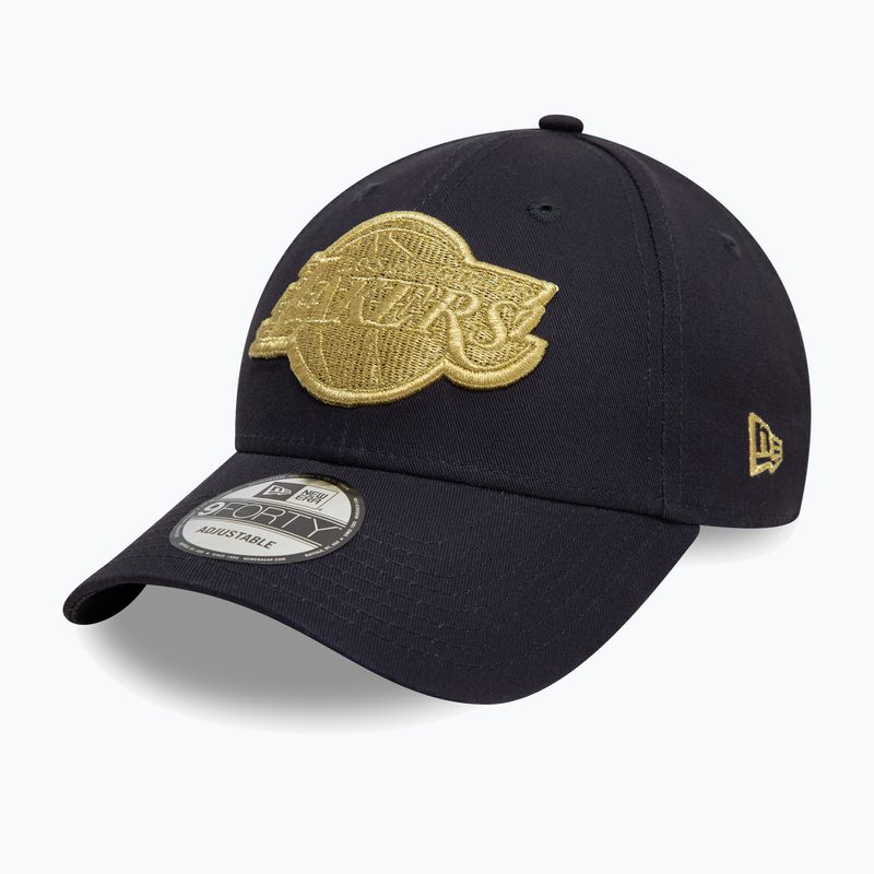 Šiltovka New Era Metallic 9Forty Los Angeles Lakers navy 3