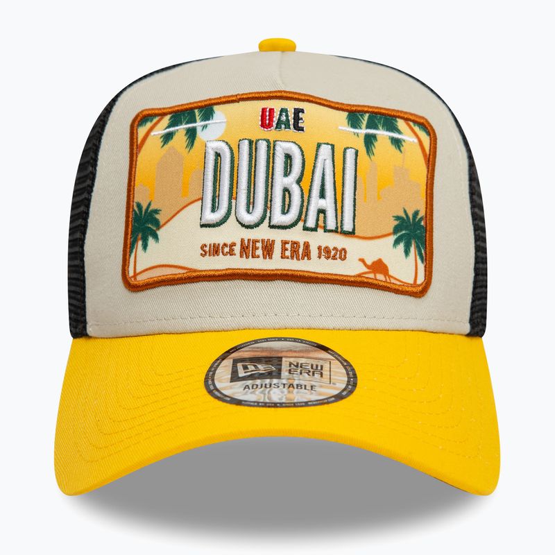 Šiltovka New Era Licencia Plate Los Angeles Trucker light beige 3