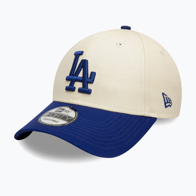 Šiltovka New Era Colourblock 9Forty Los Angeles Dodgers light beige 3