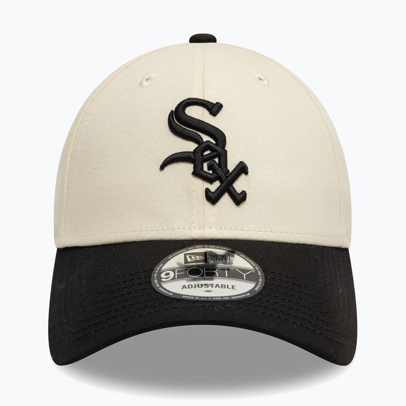 Šiltovka New Era Colourblock 9Forty Chicago White Sox light beige 2