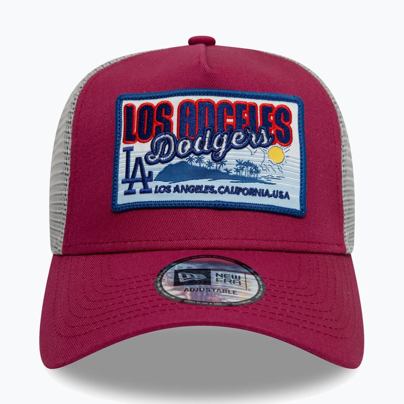 Šiltovka New Era MLB Patch Trucker Los Angeles Dodgers dark red 2