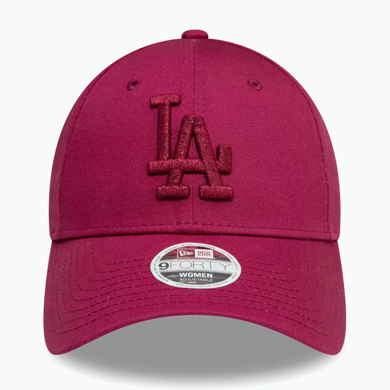 Šiltovka New Era Metallic Logo 9Forty Los Angeles Dodgers dark red 3