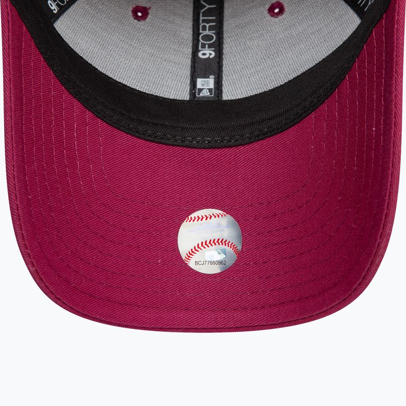 Šiltovka New Era Metallic Logo 9Forty Los Angeles Dodgers dark red 5