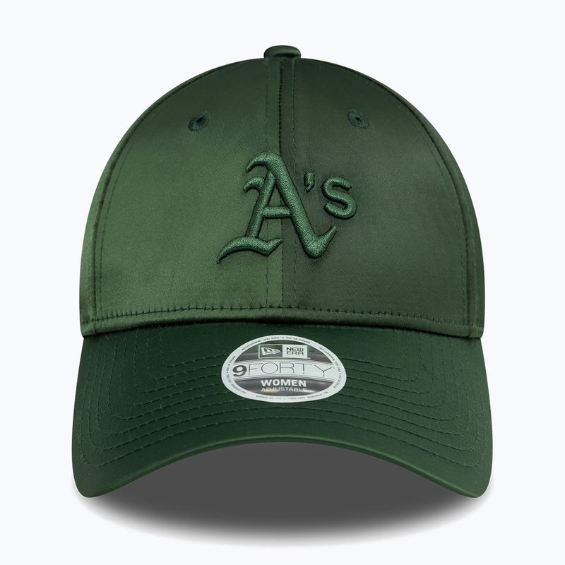 Šiltovka New Era Satin 9Forty Oakland Atletics dark green 3