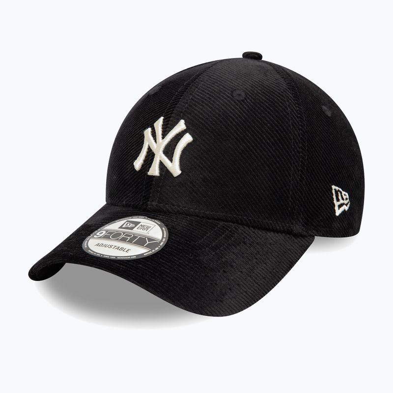 Šiltovka New Era Cord 9Forty New York Yankees black 3