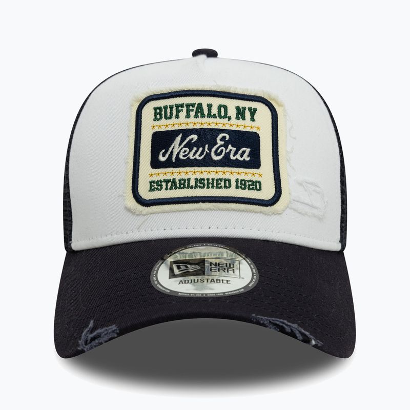 Šiltovka New Era NIE Patch Distressed Trucker white 2