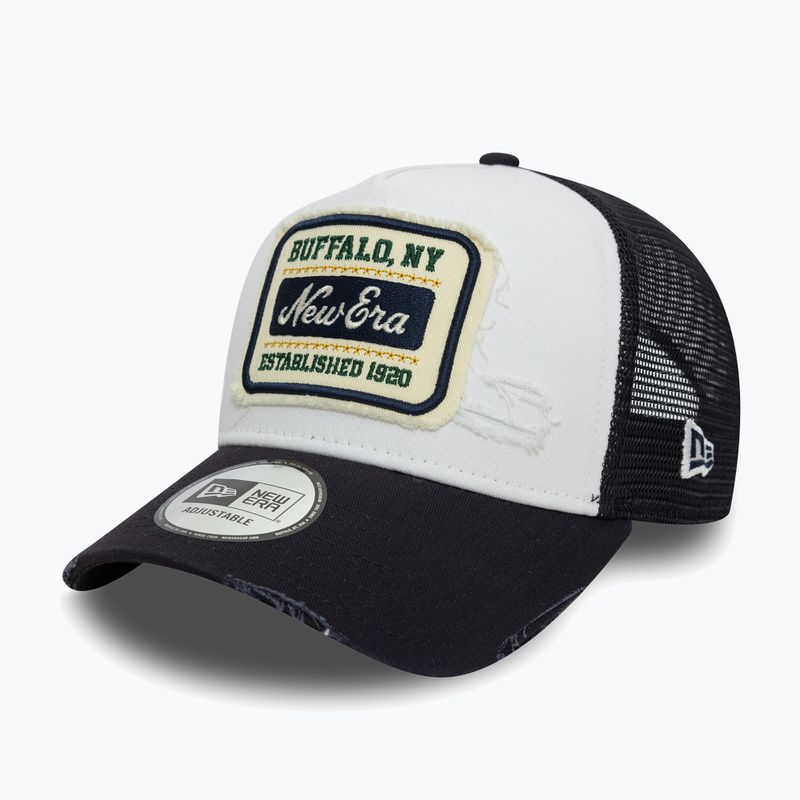Šiltovka New Era NIE Patch Distressed Trucker white 3