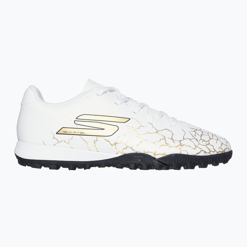 Detské kopačky SKECHERS Skx_1.5 Youth Jr. TF white/gold 9