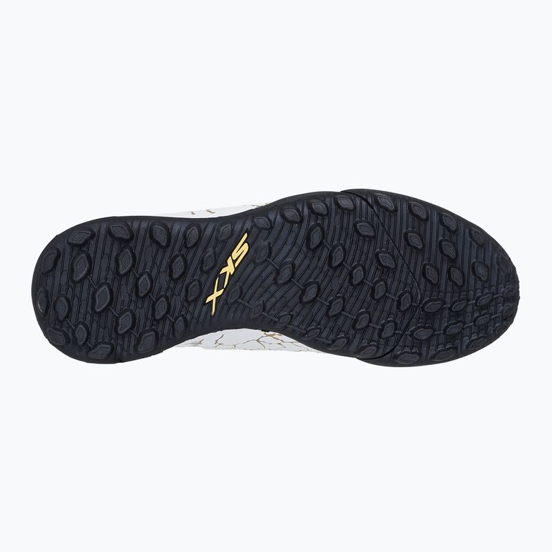 Detské kopačky SKECHERS Skx_1.5 Youth Jr. TF white/gold 12