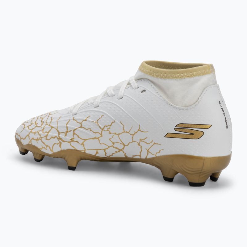 Detské kopačky SKECHERS Skx_1.5 High Td Jr FG white/gold 3