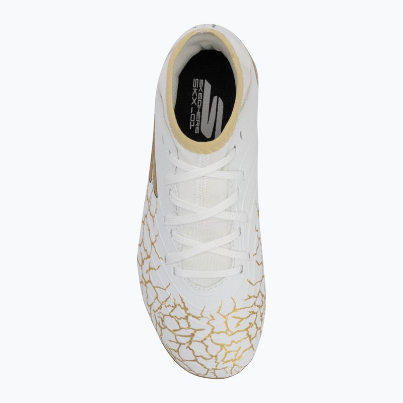 Detské kopačky SKECHERS Skx_1.5 High Td Jr FG white/gold 5