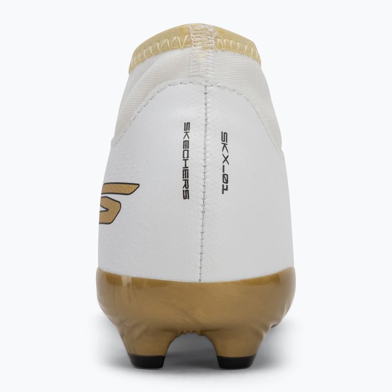 Detské kopačky SKECHERS Skx_1.5 High Td Jr FG white/gold 6