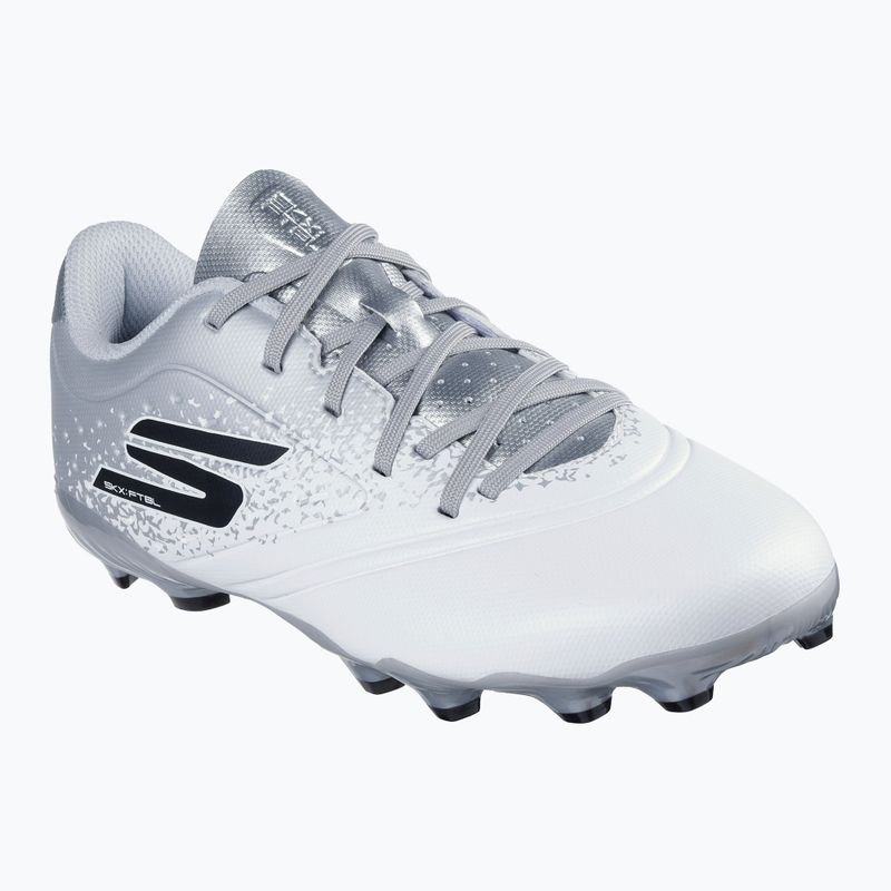 Detské kopačky SKECHERS Razor 1.5 Youth Jr. FG white/silver 8