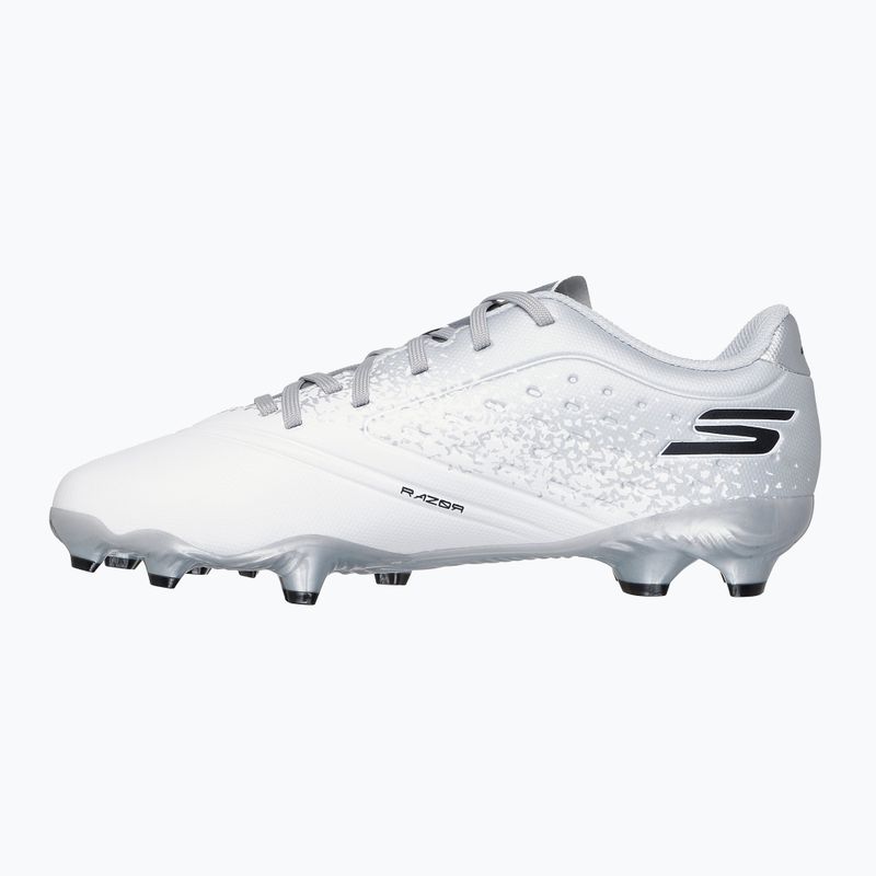 Detské kopačky SKECHERS Razor 1.5 Youth Jr. FG white/silver 10