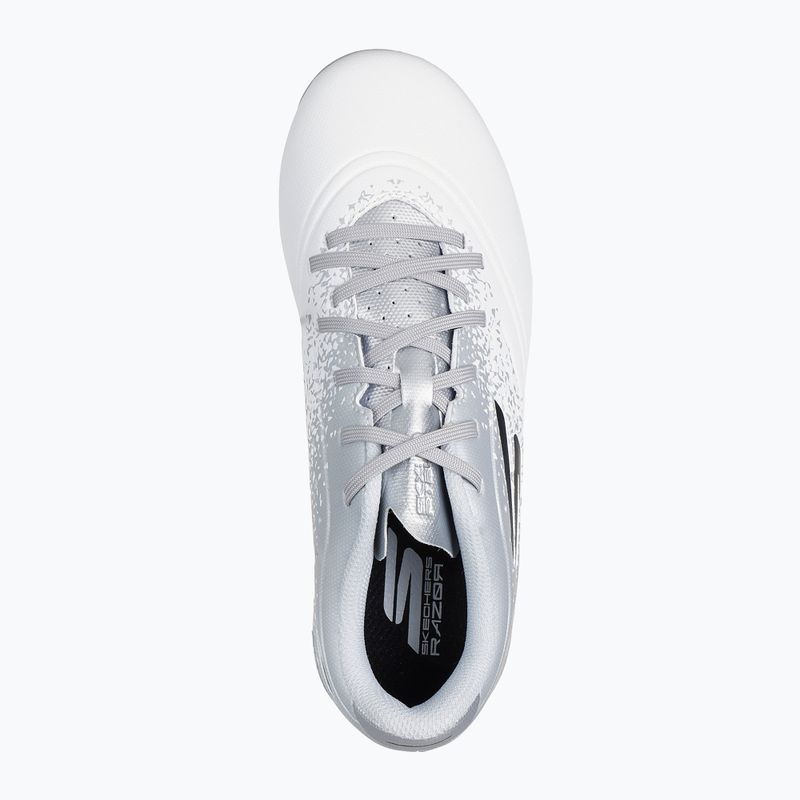 Detské kopačky SKECHERS Razor 1.5 Youth Jr. FG white/silver 11
