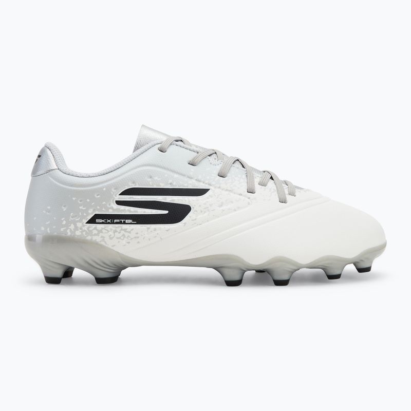 Detské kopačky SKECHERS Razor 1.5 Youth Jr. FG white/silver 2