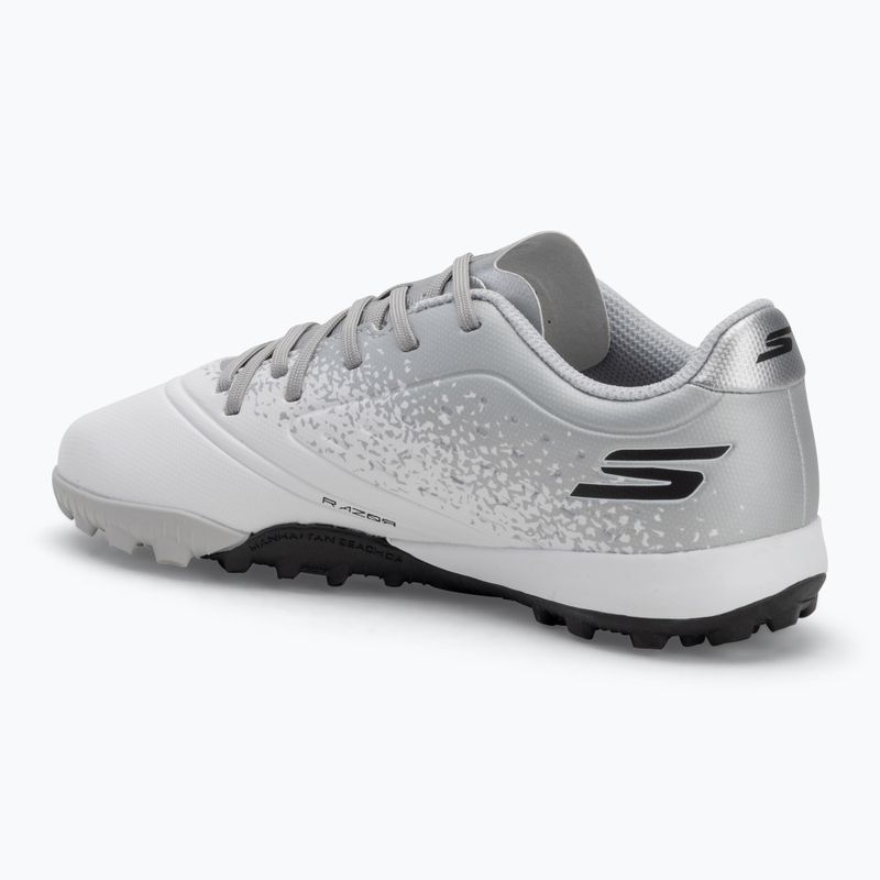 Detské kopačky SKECHERS Razor 1.5 Youth Jr TF white/silver 3