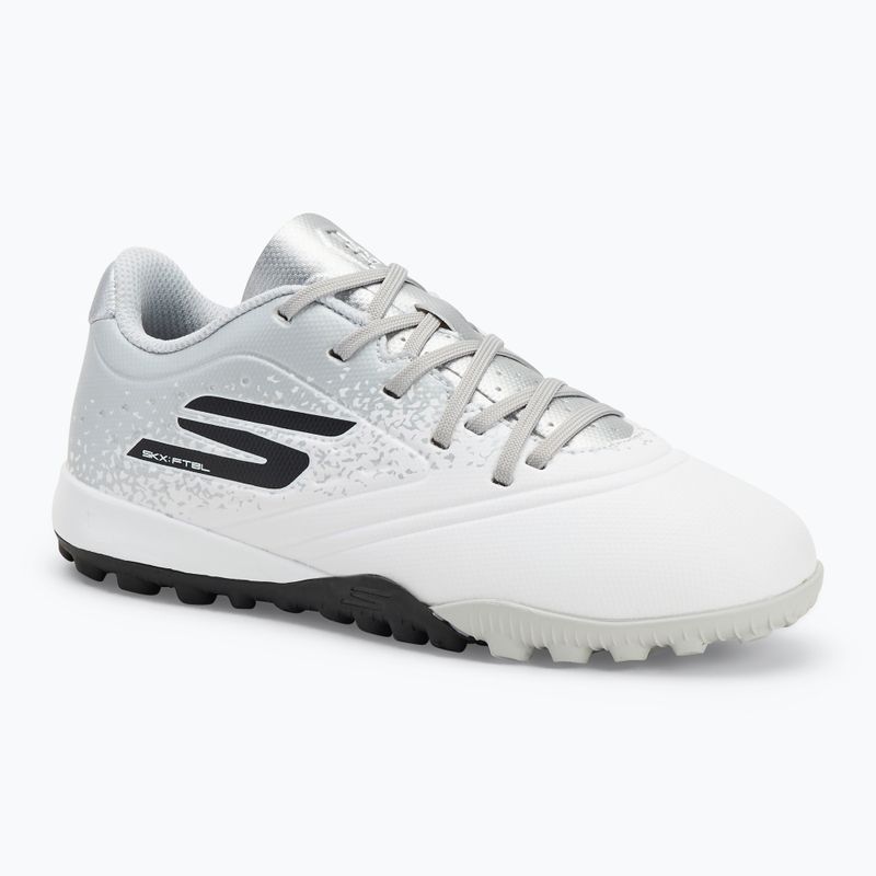 Detské kopačky SKECHERS Razor 1.5 Td Jr TF white/silver