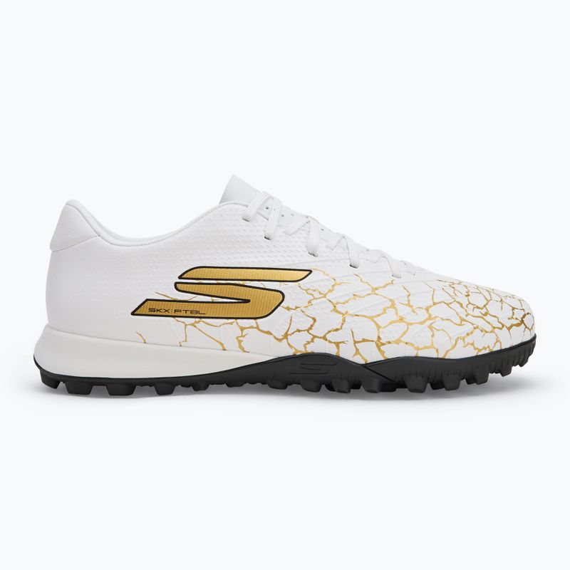 Pánske kopačky SKECHERS Skx_1.5 Academy TF white/gold 2