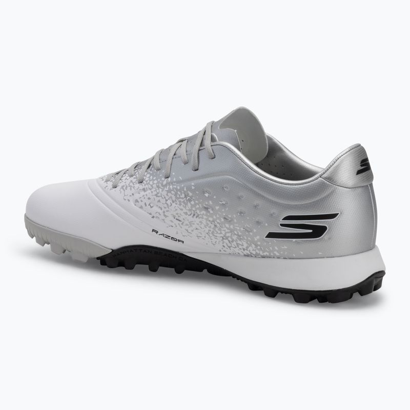 Pánske kopačky SKECHERS Razor 1.5 Academy TF white/silver 3