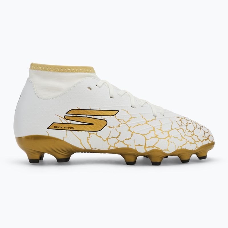 Detské kopačky SKECHERS Skx 1.5 Youth High Jr FG white/gold 2
