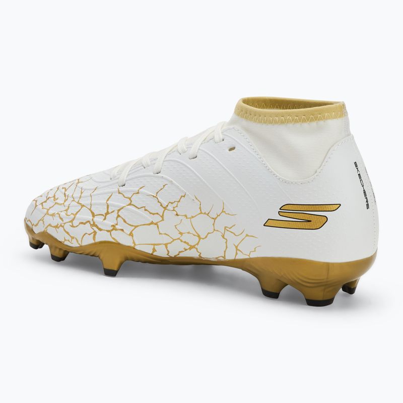 Detské kopačky SKECHERS Skx 1.5 Youth High Jr FG white/gold 3