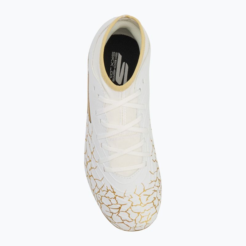 Detské kopačky SKECHERS Skx 1.5 Youth High Jr FG white/gold 5