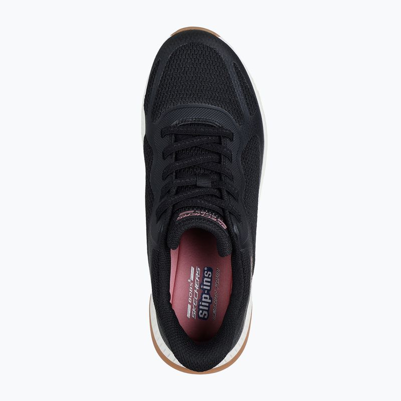 Dámska obuv SKECHERS Bobs Squad 4 Staple Look black 6